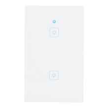 Interruptor de luz inteligente Wi-Fi integrado con Apple HomeKit y Siri, control remoto para máxima flexibilidad, diseño de un solo polo para una