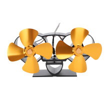 Tecnologia termoelettrica estremamente silenziosa, protezione dal surriscaldamento, doppio motore per il risparmio energetico, ventilatore per stufa