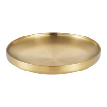 304 Stainless Steel BBQ Grill Pan High Heat-Gold 15CM