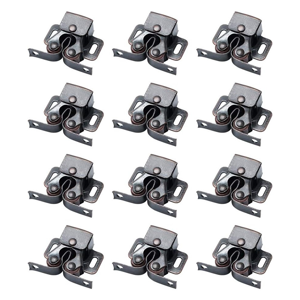 Double Roller Cabinet Catch, Lifetime Warranty Ensures Longevity, Steel Material With Polished Plating For Durability, Includes Reverse Fishing Card F 9060116414260