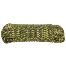 Outdoor-Paracord 20 m Gelb, Überlebensausrüstung, stark und langlebig, leuchtende Farben, taktische Schnur zum Wickeln und Weben, geeignet zum