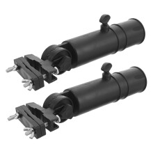 Golf Trolley Umbrella Holder Adjustable Holder for Golf Trolley Stable Umbrella Stand for Golf Accessories Pack of 2, black
