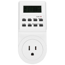 Digitaler programmierbarer Timer für die Hausautomation, intelligenter Zeitschalter mit 7-Tage-Programmen und Zufallsmodus, energiesparender