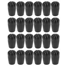 Puntas para bastones de trekking, protectores universales para bastones de senderismo, puntas de goma de repuesto con absorción de impactos para