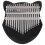 Kalimba Crystal Fox Shape Daumenklavier-Set, 17 2