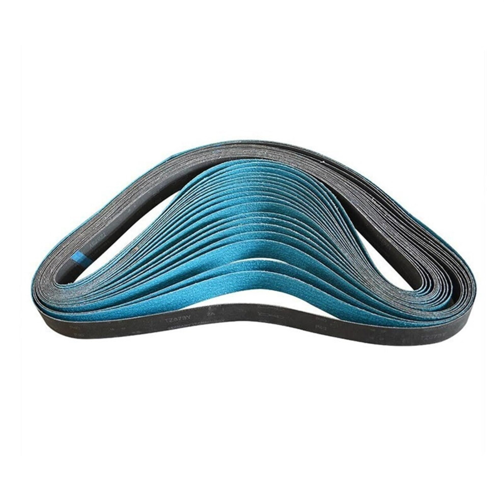 Sanding Belts 910X100mm 5 Pieces Set Blue Zirconium Corundum Abrasive 120 Grit For Metalworking Grinders 9001264208127