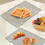 Pack of 3 Stainless Steel Cooling Racks, 40cm Rectangular Baking Rack 3