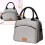 Soft Fabric Lunch Bag for Adults with Adjustable Shoulder-Gray 7