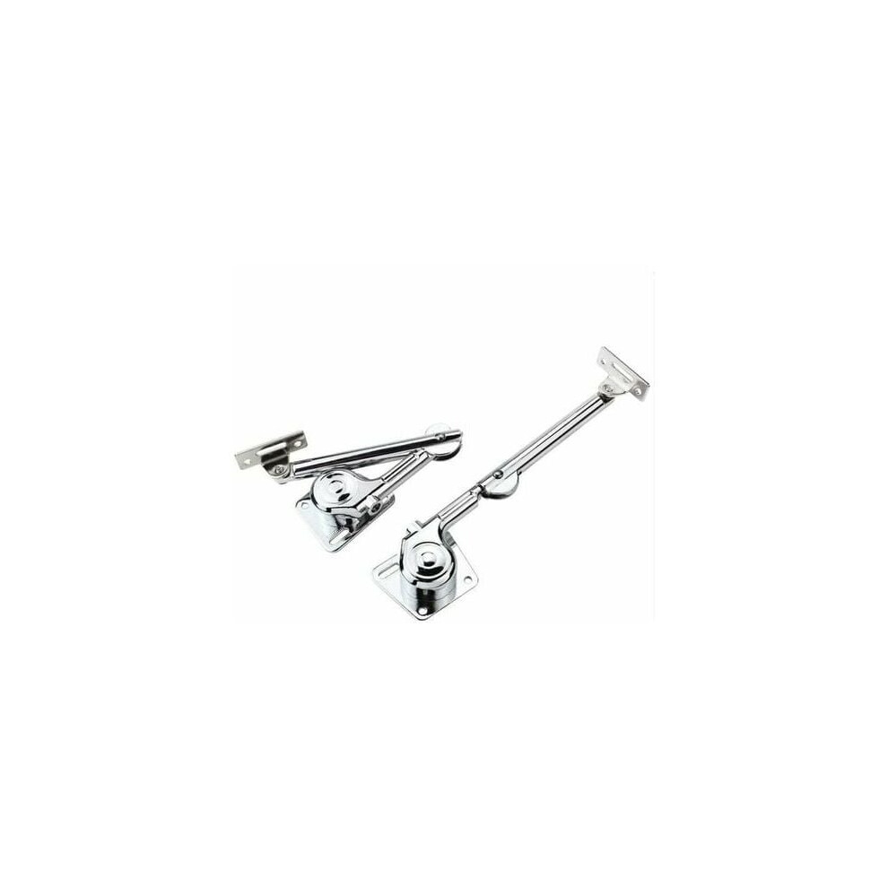 Alloy Folding Hinge For Smooth Sliding, High Load Capacity Lid Stay With Fully Adjustable Friction Pressure For Cabinet Doors, Zinc Alloy Easy Install 9436597597721
