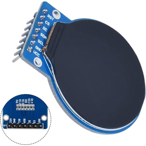 28 Inch Circular TFT LCD Display Module Dual Pack IPS Full Viewing Angle Driver 3.5V Compatible Welding 2
