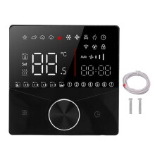 Gulvvarmetermostat Smart termostat med appstyrt programmerbar temperaturkontroll Berøringsskjerm LCD-skjerm Energisparemodus