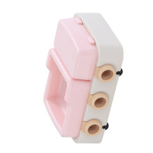 Leak Proof Plastic Ice Cream Molds Convenient Popsicles-Pink
