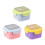Practical Salad Bowl With Tray and Forks Portable-Blue 2