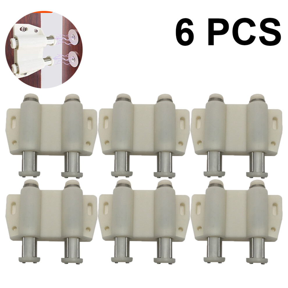 Plastic Catch For Cabinet Door Drawer, Magnetic Touch Latch Ensures Secure Closure Of Wardrobes, Kitchens, Closets, And Bathrooms, Easy Installation W 9436597656923