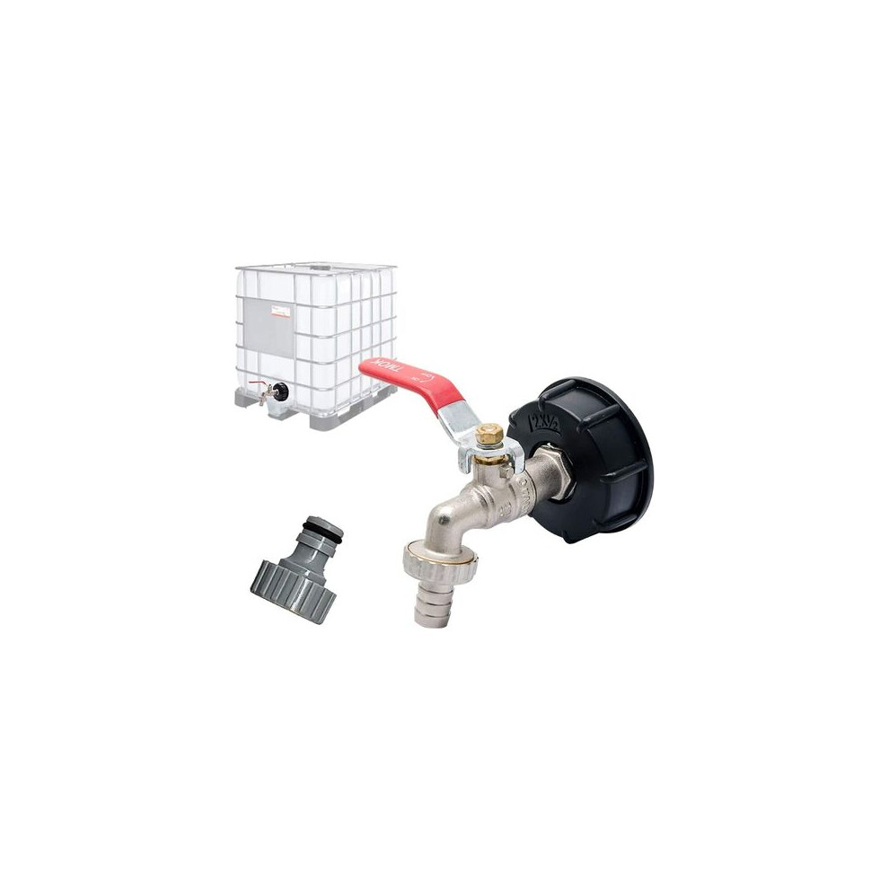 Fine Flow Control Ibc Tank Adapter, Premium Quality Material Coarse Thread S60x6 Outlet Offers Unmatched Durability And Precision In Liquid Handling 9466005144001