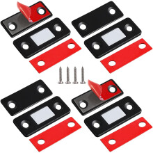 Discreet te installeren magnetische sluitingsset, permanente sterke magnetische kracht voor betrouwbare sluiting, 4 metalen kastmagneten voor