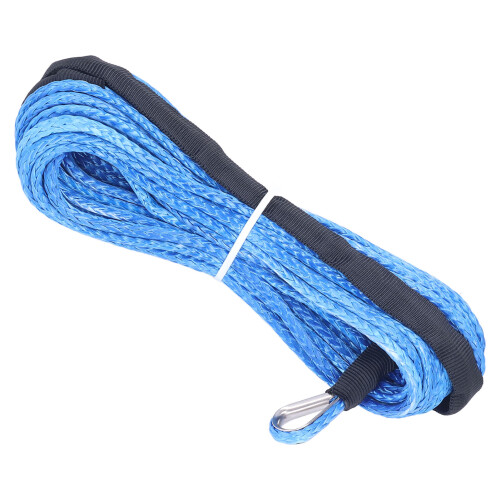 Anhängerwindenseil, 6 mm x 15 m, Nylon, blau, 1