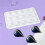 15 Cavity Silicone Water Drop Mould Mousse Cake Mold for Baking 6