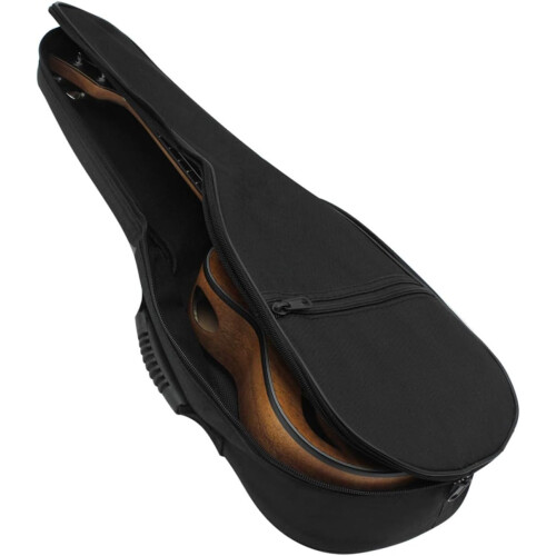 Ukulele Bag Shoulder Bag Adjustable Strap Travel Guitar Case Black 2