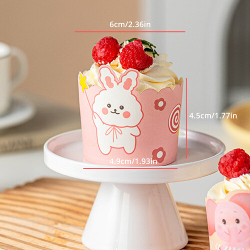 50pcs Sturdy Cupcake Paper Cups Convenient for Party Decorations 2