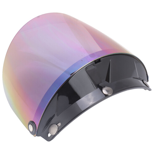 Motorradhelm-Objektiv, Metallknopf, abnehmbar, 2