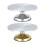 Pastries Baking Tool Birthday Cake Turntable Aluminum-Silver 4