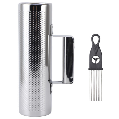 Guiro-Shaker aus Metall mit Schaber,
