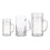Freezers Safe Beer Glass Wide Handle Delicate Dimpled-980ml 2