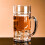 Freezers Safe Beer Glass Wide Handle Delicate Dimpled-980ml 7