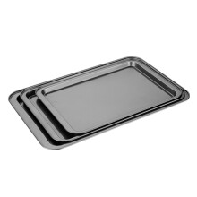 Rectangular Nonstick Baking Tray for Effortlessly Cooking and
