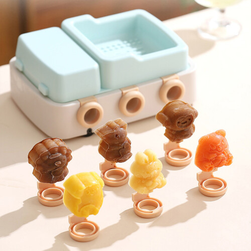 Practical Ice Cream Popsicles Molds Convenient Ice Lolly-Blue 2