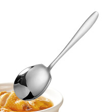 Soup spoon stainless steel Ergonomic kitchen tablespoon for serving soups, stews, sauces