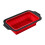 12 Cup Nonstick Silicone Cupcake Pan Foldable-Red Rectangular 1