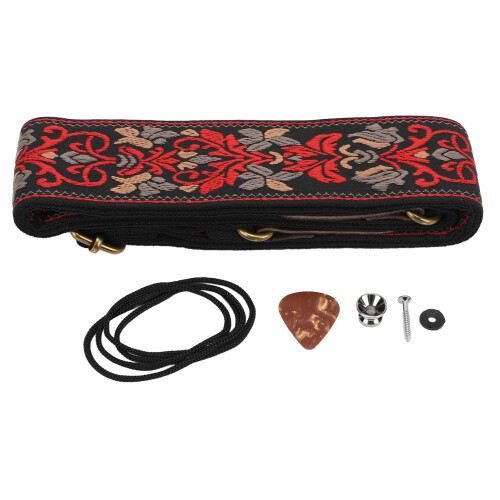 Gitarrengurt, verdickt und verbreitert,