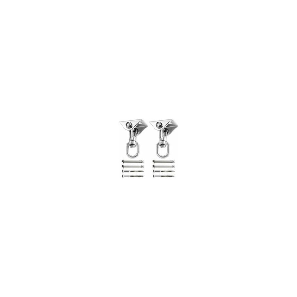 Commercial Quality, Rustproof Sus 304 Stainless Steel Swing Hanger, 360 Degree Swivel For Garage, Porch Swings, Indoor Outdoor Use, Custom Designed Lo 9436597658583