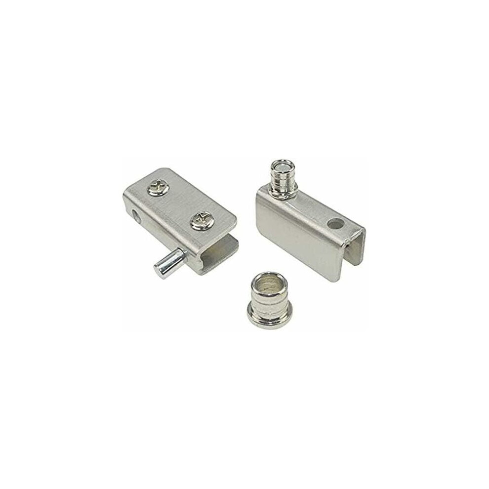 Stylish Glass Door Hinge For Frameless Showers, Free Swinging Glass Door Stainless Steel Pivot Hinge, Easy Installation No Drilling Required For 5-8Mm 9436597658736