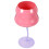 Vaso De Vino Con Pie Retorcido Interior En Forma De Rosa 7