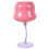 Vaso De Vino Con Pie Retorcido Interior En Forma De Rosa 8