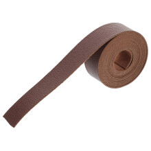 1 Roll Leather Band Strips DIY Jewellery Cable Skin Band for Clothing Making Material Strap for Arts and Crafts Shoulder Strap Coffee  Leather