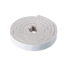 Flexible rubberplastic sealing strip, rubber sealing tape, 1 m, 15 mm x 6 mm, for car doors and windows, noise and dust sealing, multicolored (white)
