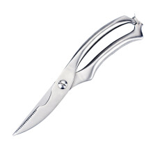 Professionelle Mehrzweck-Küchenschere, federbelastete Geflügelschere mit ergonomischen Edelstahlgriffen, robust und für Fleisch, Geflügelknochen