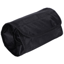 Organisateur de voyage pour articles de toilette, organisateur de bijoux portable avec compartiments zippés séparés, pratique pour présenter le