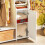 SoBuy Παιδικό Ντουλάπι KMB110-W Λευκό 94x35x110cm 7