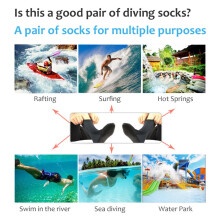 Calcetines de agua de cloropreno para playa y deportes acuáticos, calcetines de neopreno con aislamiento térmico para buceo que mantienen el calor