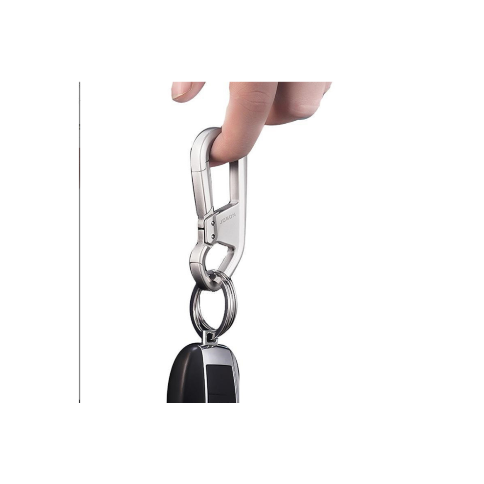 Elegant Zinc Alloy Keychain, Classic Carabiner Keyclip With Quick Release Function And Compression Resistance For Car And Motorcycle Keys 9436597658903