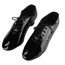 Dansschoenen voor heren met gesplitste zool, Latin dansschoenen voor heren met gesplitste zool, voorzien van vochtabsorberende voering en zachte