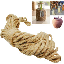 Embalaje industrial duradero de yute natural, cordón de cáñamo biodegradable y resistente para manualidades y bricolaje, cuerda de tejido