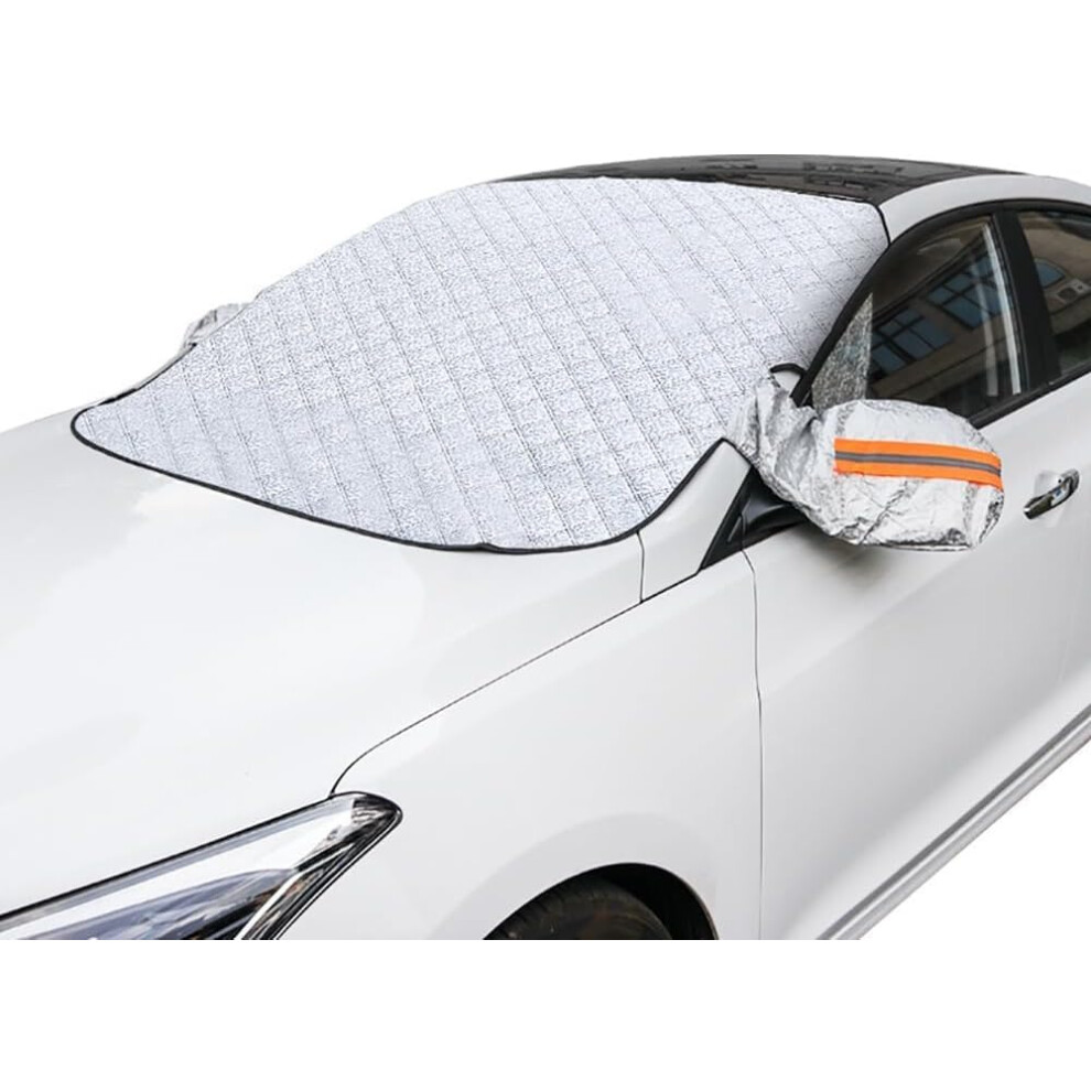 Car Windshield Snow Cover Co148 116Cm Waterproof Breathable Dustproof Uv Resistant Side Wing Earmuffs 9323874462431