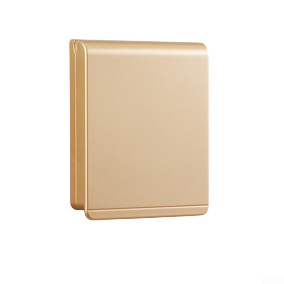 Socket 86Type Box For Cover Ultrathin Light Switch Plastic Protective Waterrepellent Bathroom Outlets Gold 4Pack 9001264212629