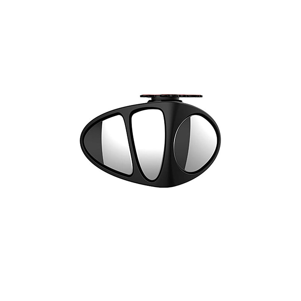 360 Rotating Threesided Blind Spot Mirror Wide Angle Rearview For Blind Spot Reduction Left Side 9323874461045